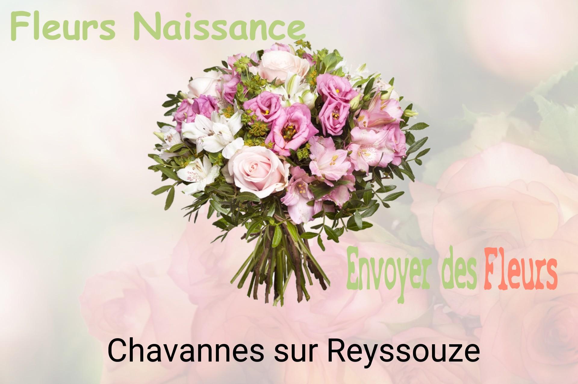 Bouquet de fleurs de naissance livré à Chavannes-sur-Reyssouze